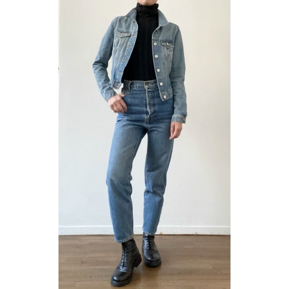 WOMEN'S DENIM JACKET - BLUE XS